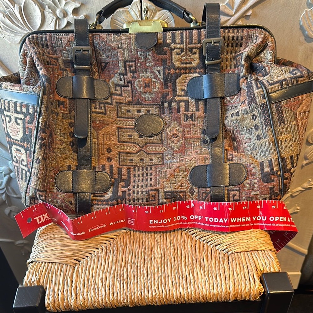 Vintage Patterned Men's Bag